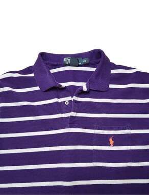 Polo by Ralph Lauren Striped Polo Shirt Size L/G